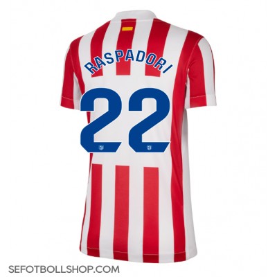 Billiga Atletico Madrid Giacomo Raspadori #22 Hemma fotbollskläder Dam 2025-26 Kortärmad Billiga Atletico Madrid Giacomo Raspadori #22 Hemma fotbollskläder Dam 2025-26 Kortärmad